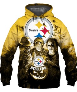 Scary Nights In Pittsburgh Steelers 3D All Over Print Hoodie Unique Gift For Fans