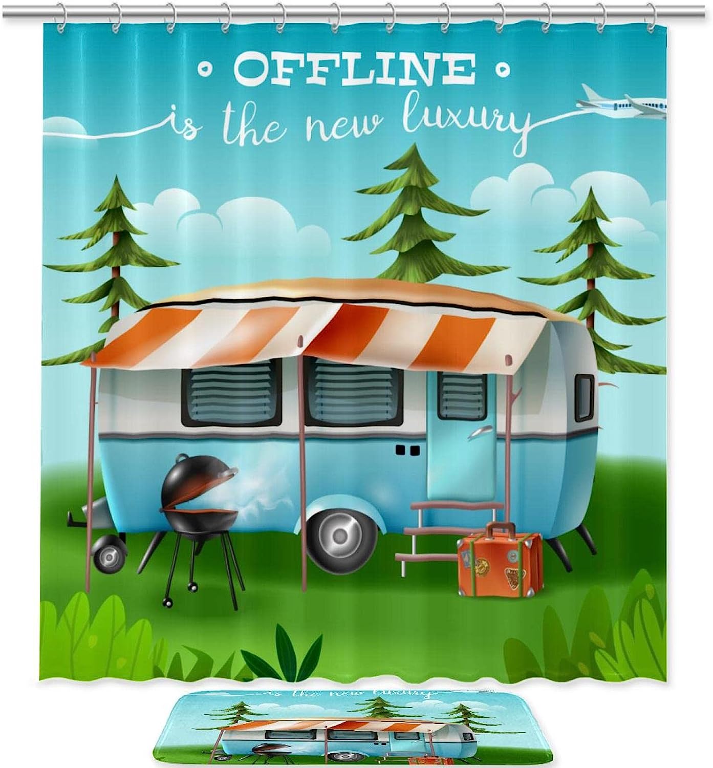 Scenery and Camper Van- Bring Nature into Your Bathroom