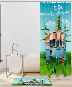 Scenery and Camper Van- Bring Nature into Your Bathroom