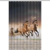 Scenic Running Horse at Sunset Shower Curtain for Bathroom