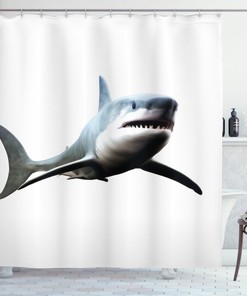 Sea Creature Art Print Shower Curtain for Your Bathroom Decor