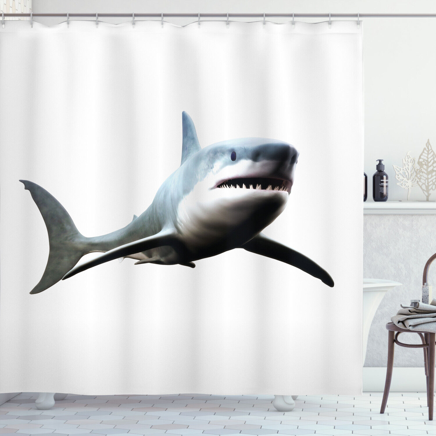Sea Creature Art Print Shower Curtain for Your Bathroom Decor