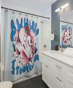 Sea Creature Tropical Octopus Funny Shower Curtain For Bathroom