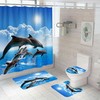 Sea Dragons Shower Curtain with Ocean Theme - Underwater World Designs