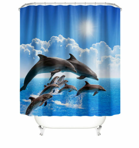 Sea Dragons Shower Curtain with Ocean Theme - Underwater World Designs