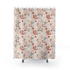 Sea Life Print Shower Curtain Creative Fabric for Underwater Themed Bathroom Decor