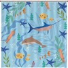 Sea Whale Dolphin Fish Shower Curtain - Custom Durable Fabric