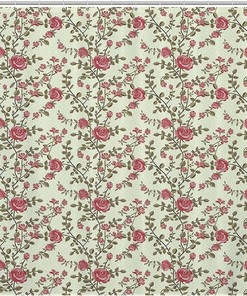 Seamless Red Rose Bathroom Shower Curtain for a Cohesive Look