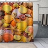 Seashell Seahorse Waterproof Polyester Shower Curtain Decorative Bath Curtain with Hooks - Full Size Bathroom Accessory