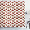 Seashell Shower Curtain - At-Home Bathroom Decor Accessory with Beach Theme Design