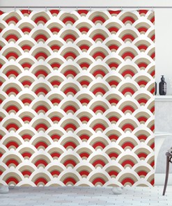 Seashell Shower Curtain - At-Home Bathroom Decor Accessory with Beach Theme Design