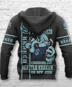 Seattle Kraken I'M Retired - Custom All Over Print 3D Hoodie Gifts For Fans