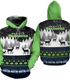 Seattle Seahawks 3D All Over Print Hoodie - Gifts For Fans And Enthusiasts