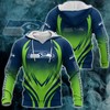 Seattle Seahawks 3D Print All Over-Print Hoodie - Gifts For Fans