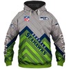 Seattle Seahawks All Over Print Pullover And Zip-Up Hoodie - 3D Gifts For Fans