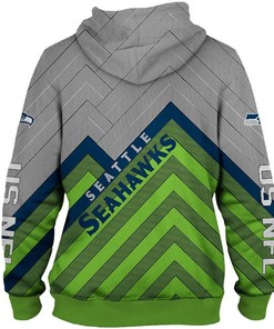 Seattle Seahawks All Over Print Pullover And Zip-Up Hoodie - 3D Gifts For Fans
