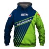 Seattle Seahawks All Over Print Zip Hoodie - Gift For Fan