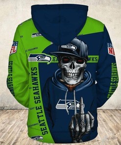 Seattle Seahawks Cute Flame Balls Graphic - 3D All Over Print Hoodie Zip Hoodie