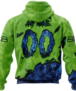 Seattle Seahawks Devil Eyes - 3D All Over Print Hoodie Gifts For Fans