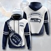 Seattle Seahawks Flame Balls Graphic All Over Print Hoodie Gift For Fans
