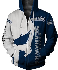 Seattle Seahawks Printed Skull - 3D All Over Print Hoodie Gifts For Fans