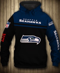Seattle Seahawks Skull Hoodie - 3D All Over Print Pullover Zip Hoodie For Fans