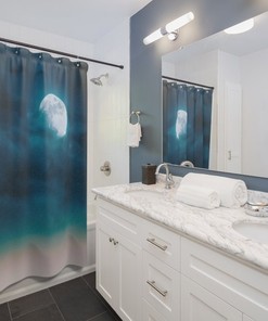 Secret Moon Full Moon Shower Curtain For A Mysterious Bath
