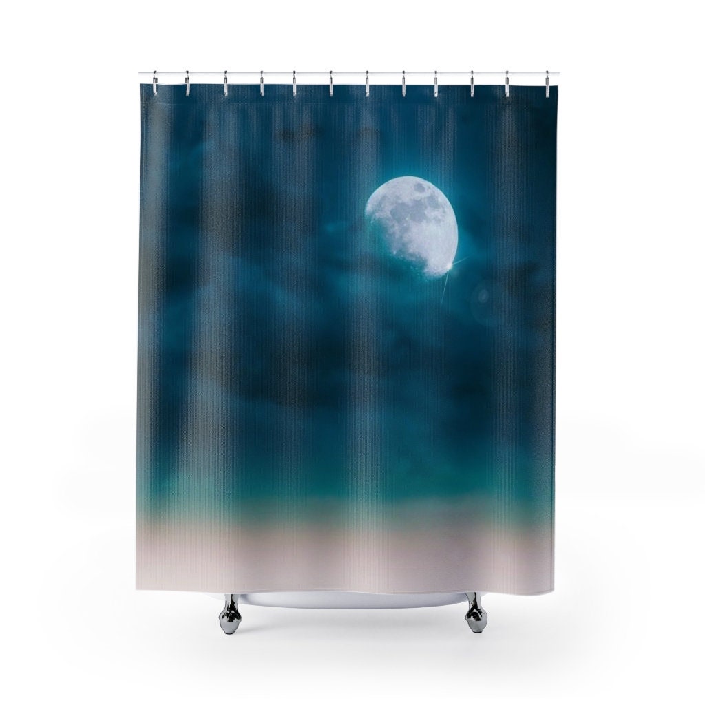 Secret Moon Full Moon Shower Curtain For A Mysterious Bath