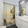 Serene Sunrise Minimalist Beach Vintage Shower Curtain Ideas Waterproof Washable