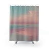Serene Sunrise Tropical Beach Vintage Shower Curtain Ideas Waterproof Washable