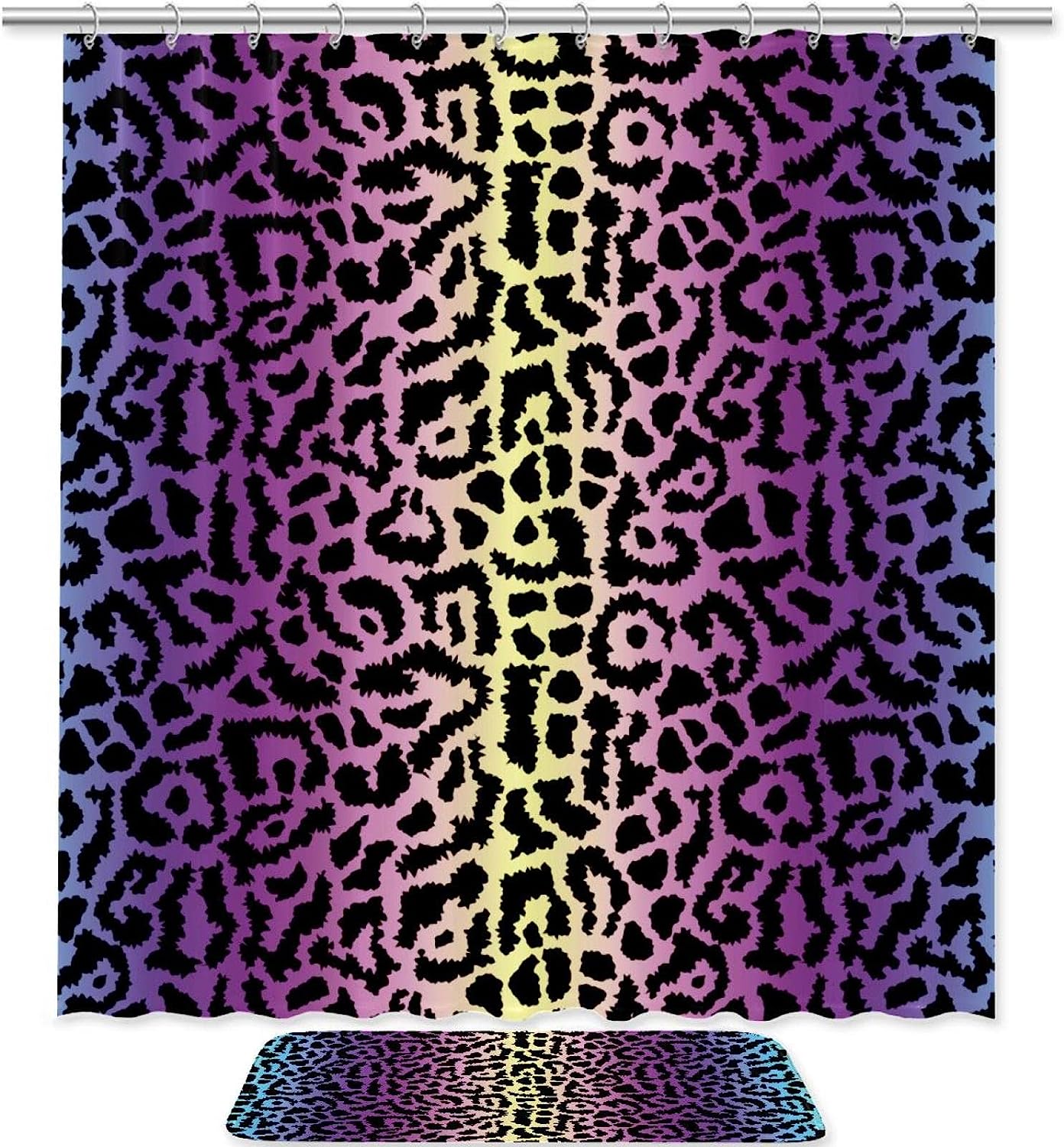 Sexy Leopard Print Vintage Shower Curtain For A Bold And Edgy Look