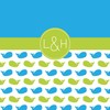Shared Bathroom Whimsical Turquoise and Bright Chartreuse Whale Shower Curtain for Siblings 