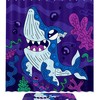 Shark & Algae- Infused Waterproof Bathroom Shower Curtain 