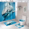 Shark Family Print Shower Curtain for Your Bathroom
