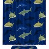 Shark Pattern Shower Curtain to Add Style to Your Bathroom 
