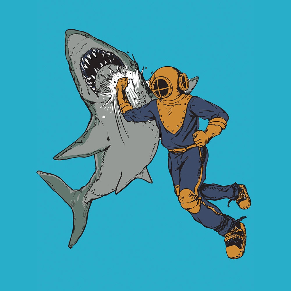 Shark Shower Curtain - Funny And Nautical Decor - Ideal For Beach Lovers - Image 3