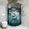 Shark Unique Shower Curtains for Bathroom