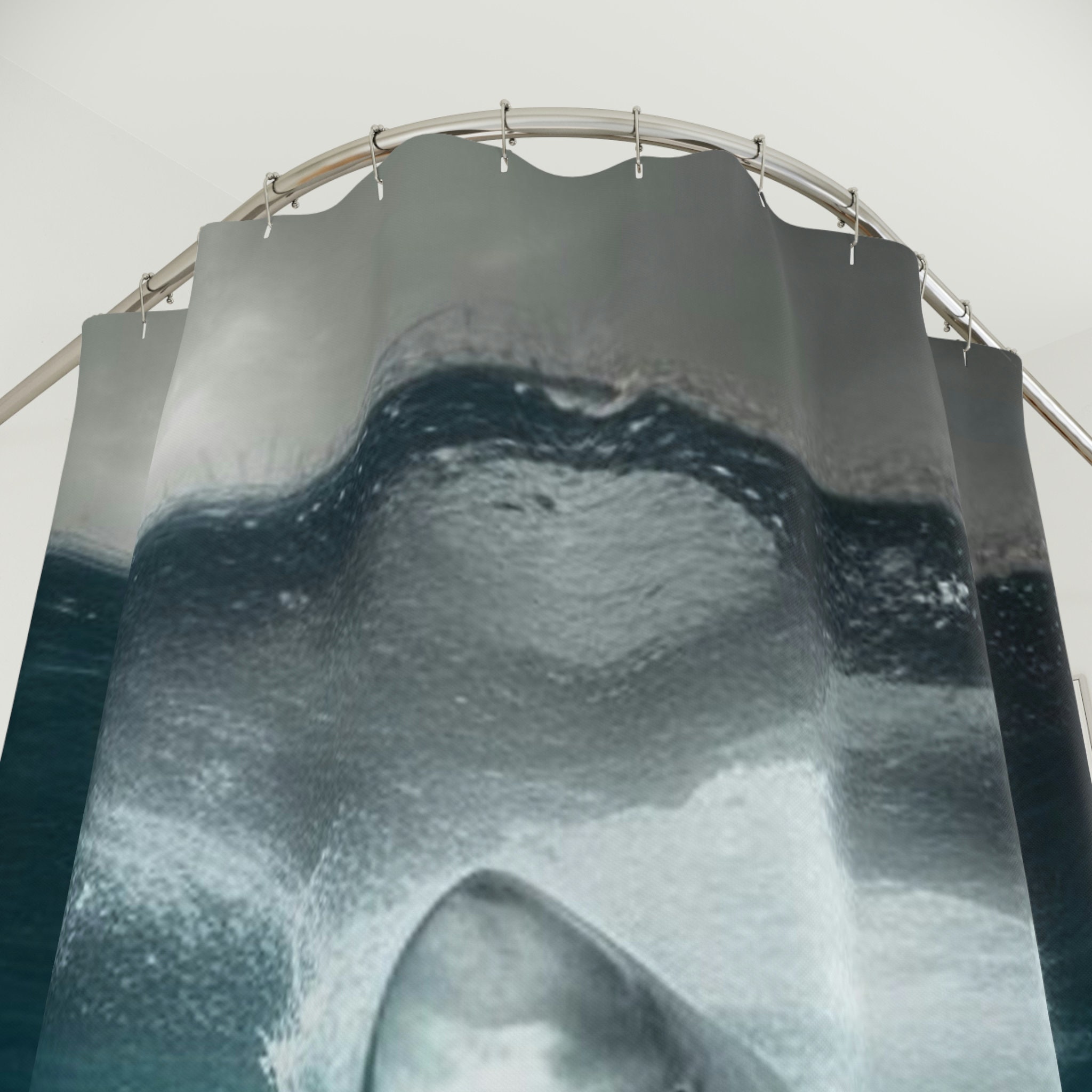 Shark Unique Shower Curtains for Bathroom