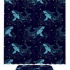 Sharks Blue Shower Curtain - A Fearsome Shark Shower Curtain
