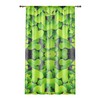 Sheer Green Leaves Window Curtain for Nature-inspired Room Decor