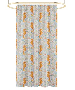 Shell Pink Royal Reef Shower Curtain in 3 Sizes - Lovely Bathroom Decor