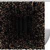 Shining Gold Stars Shower Curtain, Perfect For Elegant Bathroom Decor