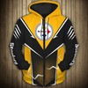 Shock Everyone With Pittsburgh Steelers Lightning Graphic 3D Hoodie A Must-Have For Fans