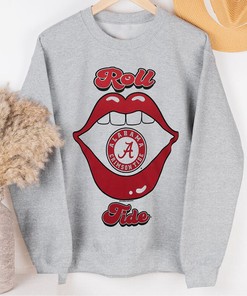 Show Off Your Love For Alabama With Alabama Lips Roll Tide T-Shirt