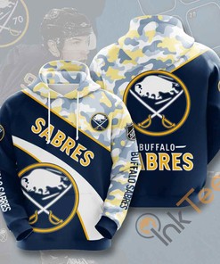Show Your Love For Team And Country With Sports Hockey Nhl Buffalo Sabres Usa Hoodie 3D 