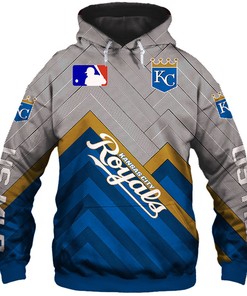 Show Your Love For The Kansas City Royals With This 3D Baseball Zip Hoodie For Fans