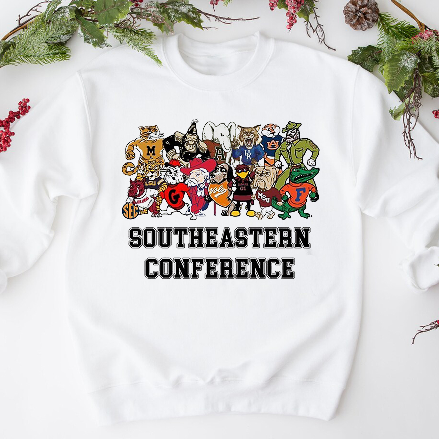 Show Your Southeastern Conference Love with this SEC Sweatshirt, featuring the Alabama Crimson Tide