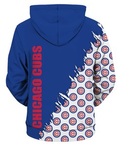 Show Your Support For The Chicago Cubs With This Baseball Themed 3D Hoodie - Perfect Gifts For Fans Mlb