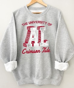 Show Your Support with The University Of Alabama Crimson Tide Block T-Shirt