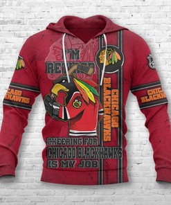 Show Your Team Spirit During Retirement With This Chicago Blackhawks Hoodie - 3D I'M Retired Gifts For Fans